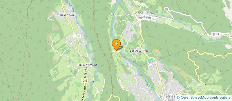 localisation de l'entreprise MADAME NADINE HURET à CORNEILLA-DE-CONFLENT