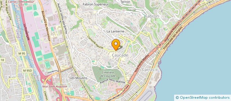 localisation de l'entreprise MADAME NADINE IBGHEI à NICE