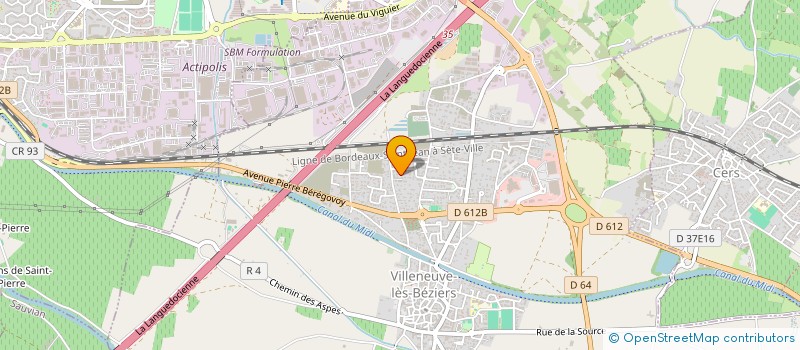 localisation de l'entreprise MADAME NADINE JACQUEMIN à VILLENEUVE-LES-BEZIERS