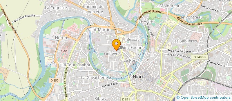 localisation de l'entreprise MADAME NADINE JAURON  LA GRANDE-MOTTE