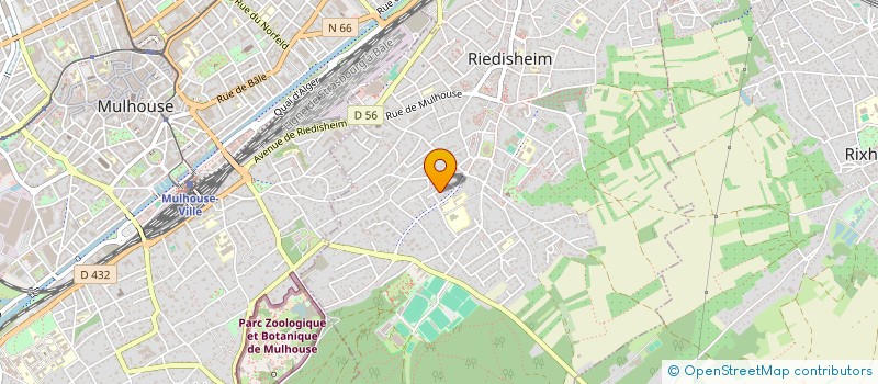 localisation de l'entreprise MADAME NADINE JOLY  RIEDISHEIM