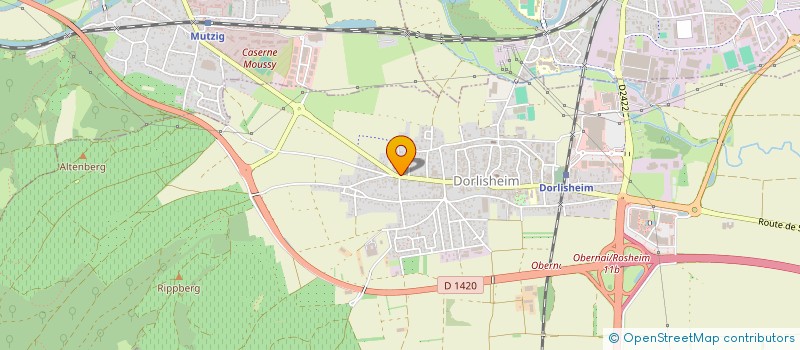 localisation de l'entreprise MADAME NADINE JOST  DORLISHEIM