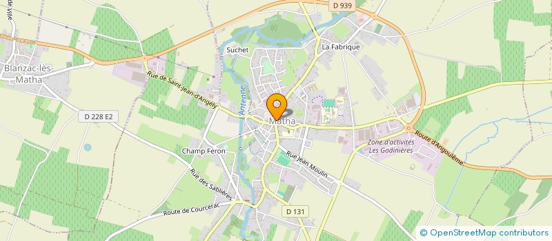 localisation de l'entreprise MADAME NADINE JOULIN  MATHA