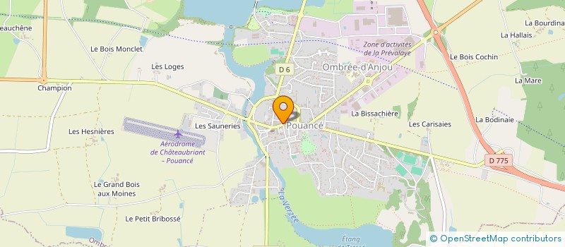 localisation de l'entreprise MADAME NADINE JOUSSET à OMBREE D'ANJOU