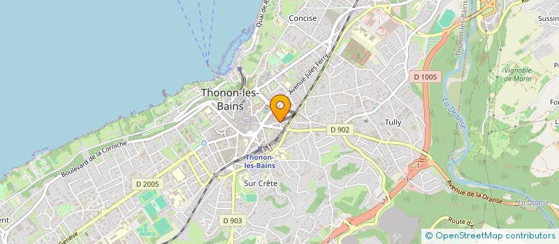 localisation de l'entreprise MADAME NADINE JOVENEAUX à THONON-LES-BAINS