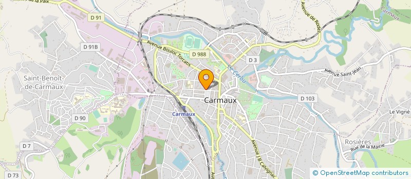 localisation de l'entreprise MADAME NADINE JUBILLAR à ALBI