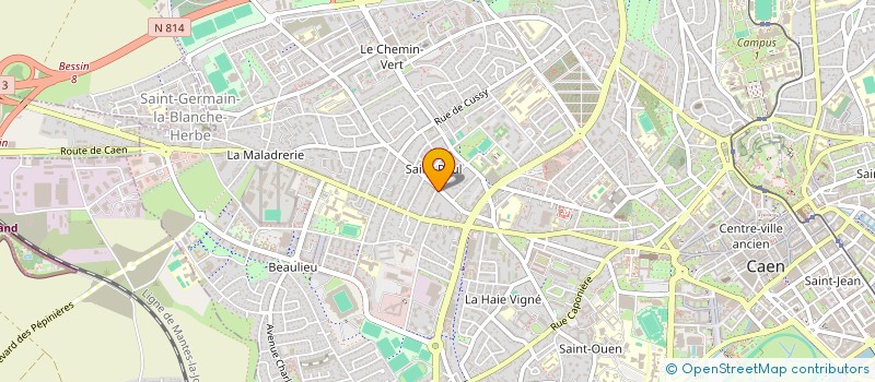 localisation de l'entreprise MADAME NADINE JUMEL à CAEN