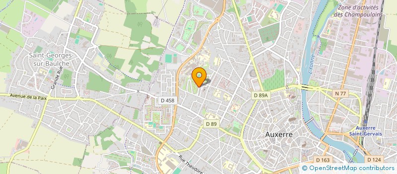 localisation de l'entreprise MADAME NADINE KABA à AUXERRE
