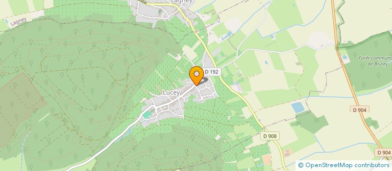 localisation de l'entreprise MADAME NADINE KAPLAN  LUCEY