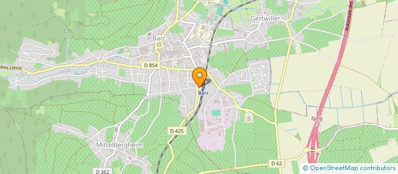 localisation de l'entreprise MADAME NADINE KAYASSEH  STRASBOURG