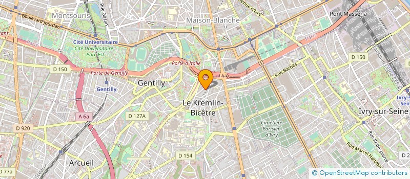 localisation de l'entreprise MADAME NADINE KEZON à KREMLIN BICETRE
