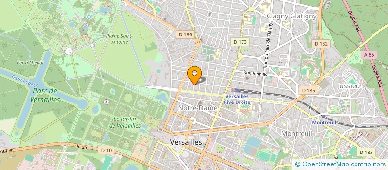 localisation de l'entreprise MADAME NADINE KNORPP à VERSAILLES