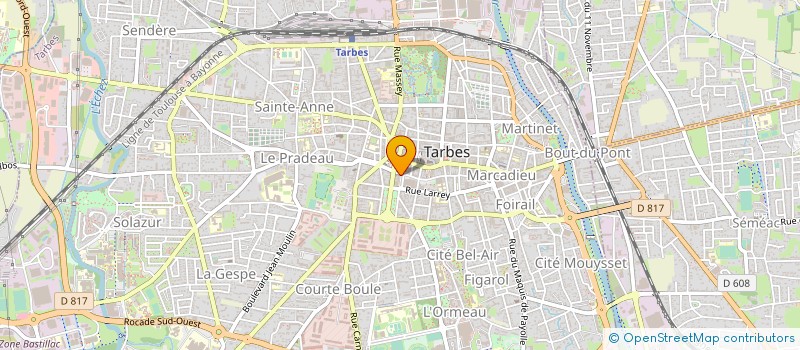 localisation de l'entreprise MADAME NADINE LABAT  TARBES