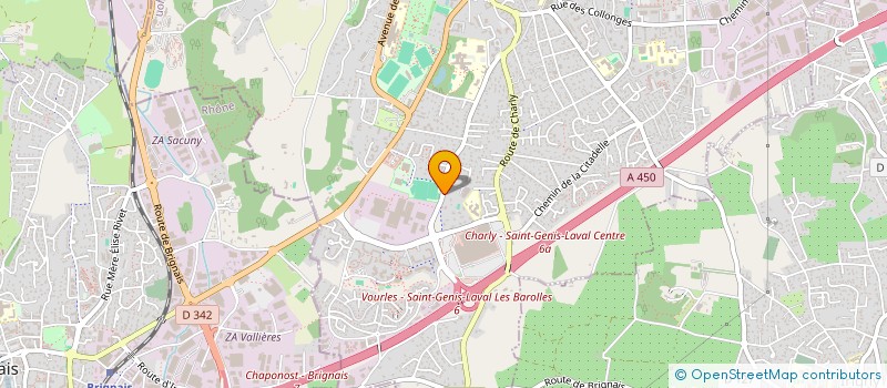 localisation de l'entreprise MADAME NADINE LACAILLE DESSE  SAINT-GENIS-LAVAL