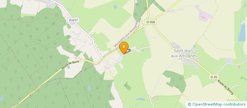 localisation de l'entreprise MADAME NADINE LACOUR  SAINT-BENIN-D'AZY