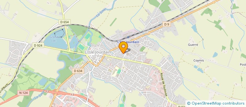 localisation de l'entreprise MADAME NADINE LACROIX à L'ISLE-JOURDAIN