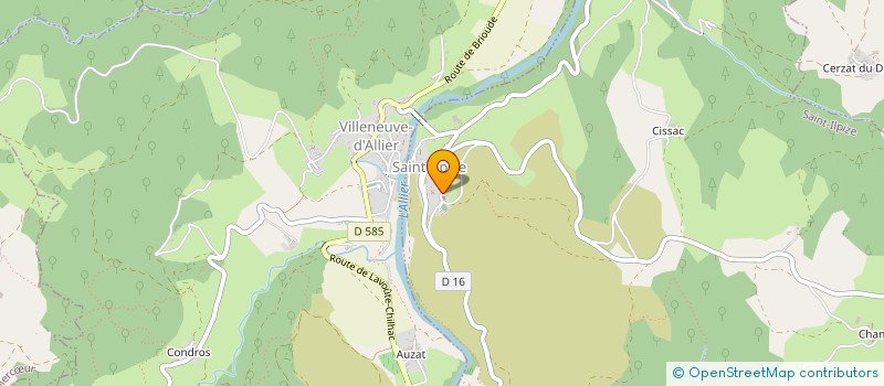 localisation de l'entreprise MADAME NADINE LACROIX  SAINT-ILPIZE