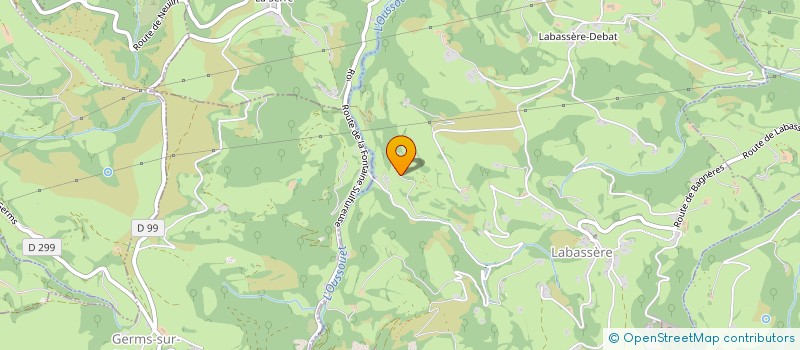 localisation de l'entreprise MADAME NADINE LAFFAILLE  LABASSERE
