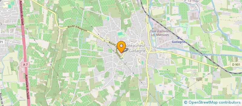 localisation de l'entreprise MADAME NADINE LAGARDE à CHATEAUNEUF-DE-GADAGNE