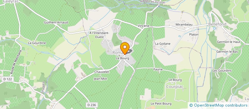 localisation de l'entreprise MADAME NADINE LAGRANGE à ROMAGNE