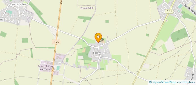 localisation de l'entreprise MADAME NADINE LALEU  COISY