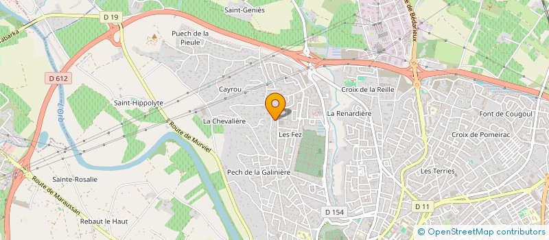 localisation de l'entreprise MADAME NADINE LARRAURY à BEZIERS
