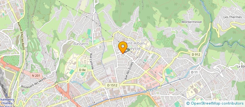 localisation de l'entreprise MADAME NADINE LAUER  SAINT-ALBAN-LEYSSE