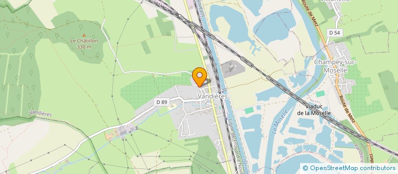 localisation de l'entreprise MADAME NADINE LAUER  VANDIERES