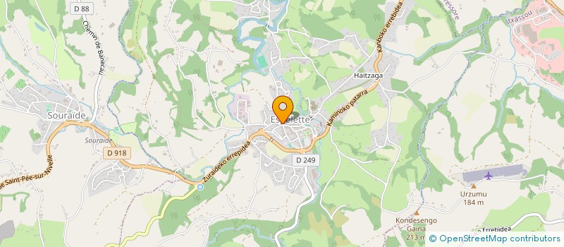 localisation de l'entreprise MADAME NADINE LAUGIER  ESPELETTE