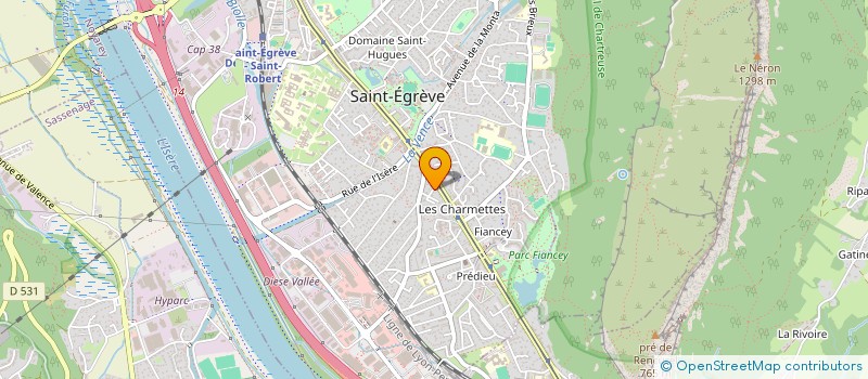 localisation de l'entreprise MADAME NADINE LAURE LA RIZZA  SAINT-EGREVE