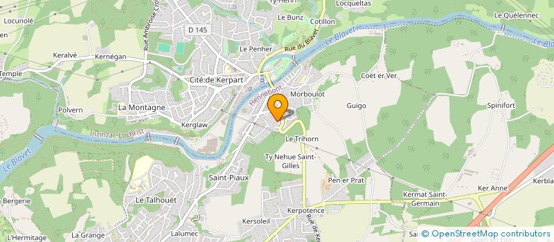 localisation de l'entreprise MADAME NADINE LAURENT à HENNEBONT