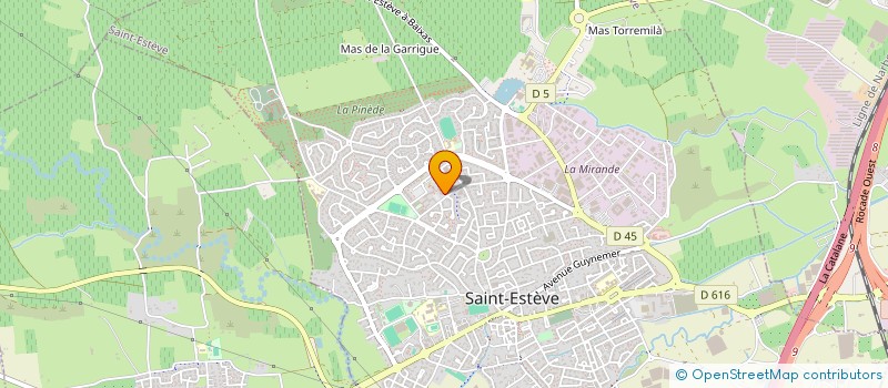 localisation de l'entreprise MADAME NADINE LAVENU  SAINT-ESTEVE