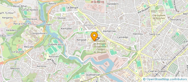 localisation de l'entreprise MADAME NADINE LE BORGNE à BREST