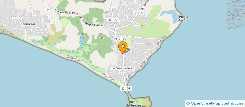 localisation de l'entreprise MADAME NADINE LE FAY  SARZEAU