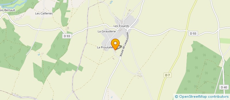 localisation de l'entreprise MADAME NADINE LE MENE  VOUILLE