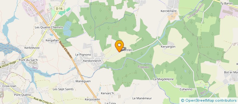 localisation de l'entreprise MADAME NADINE LE PORT  BELZ