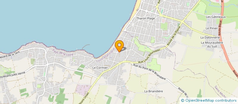 localisation de l'entreprise MADAME NADINE LE ROUZIC à LA PLAINE-SUR-MER