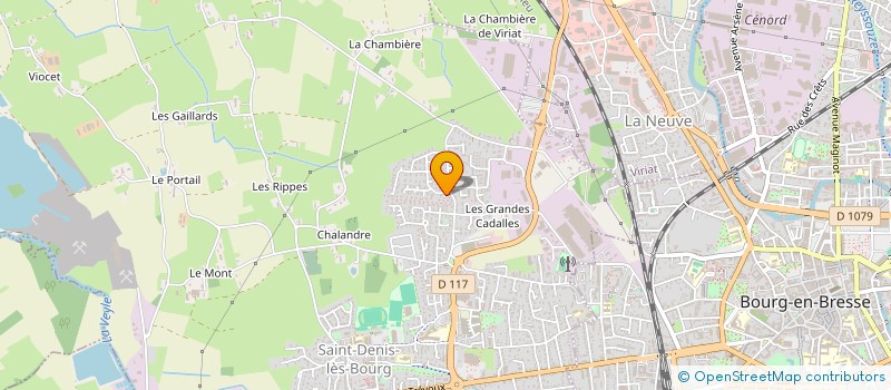 localisation de l'entreprise MADAME NADINE LEFORT à SAINT-DENIS-LES-BOURG