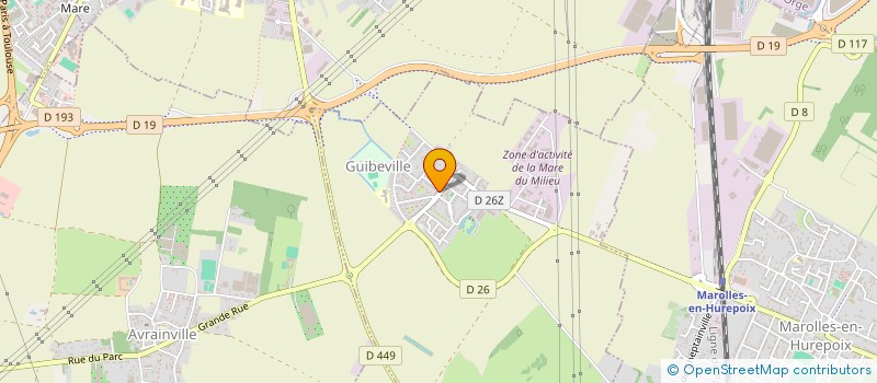 localisation de l'entreprise MADAME NADINE LEGENDRE  GUIBEVILLE