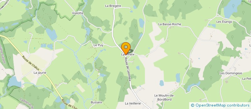 localisation de l'entreprise MADAME NADINE LEGUILLON  LADIGNAC-LE-LONG