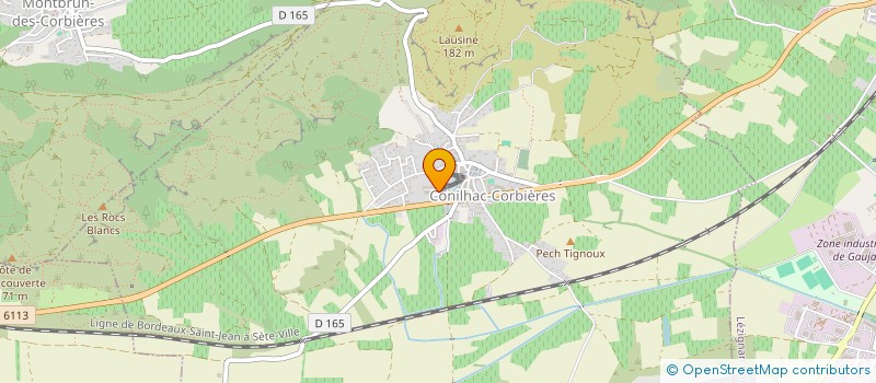 localisation de l'entreprise MADAME NADINE LEMAITRE-MONTRET à CONILHAC-CORBIERES