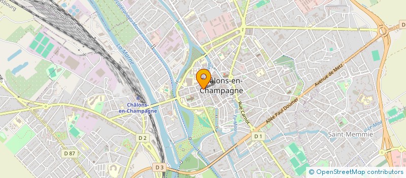 localisation de l'entreprise MADAME NADINE LERNER  CHALONS-EN-CHAMPAGNE