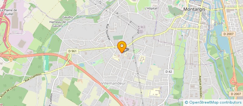 localisation de l'entreprise MADAME NADINE LEVY à MONTARGIS
