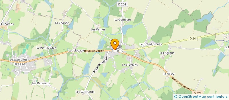 localisation de l'entreprise MADAME NADINE LIGERON à SAINT-ANDRE-EN-BRESSE