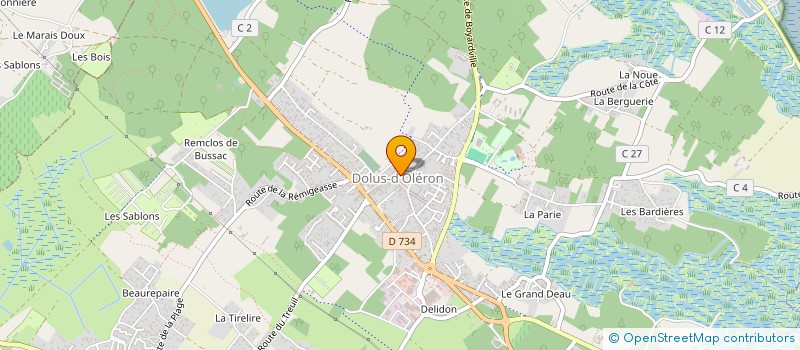 localisation de l'entreprise MADAME NADINE LITALIEN  DOLUS-D'OLERON