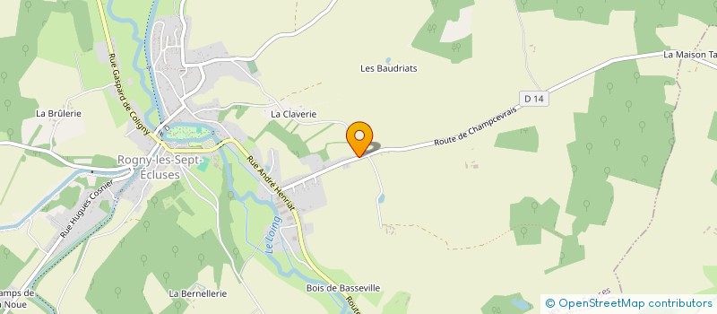 localisation de l'entreprise MADAME NADINE LORENTZ  ROGNY-LES-SEPT-ECLUSES