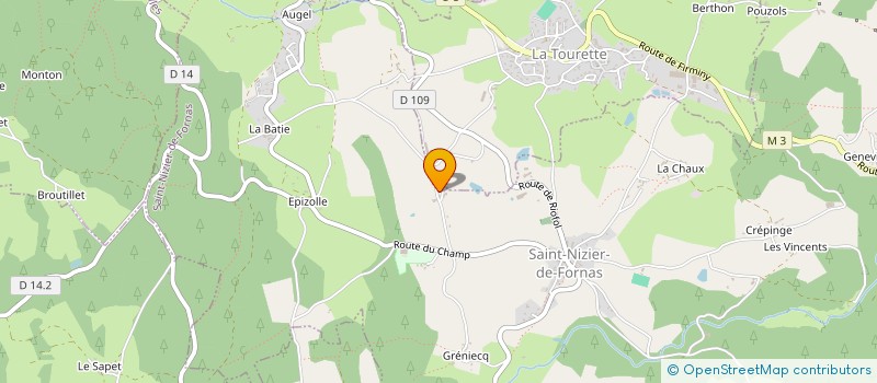 localisation de l'entreprise MADAME NADINE LORETTO à SAINT-NIZIER-DE-FORNAS