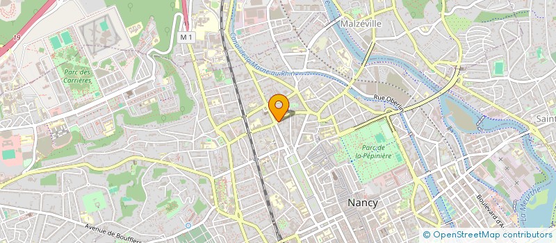 localisation de l'entreprise MADAME NADINE LORINCZ  NANCY