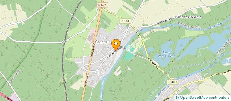 localisation de l'entreprise MADAME NADINE LOT  GREZ-SUR-LOING