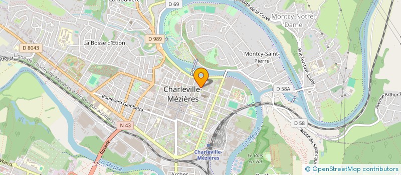 localisation de l'entreprise MADAME NADINE LOUIS  CHARLEVILLE-MEZIERES